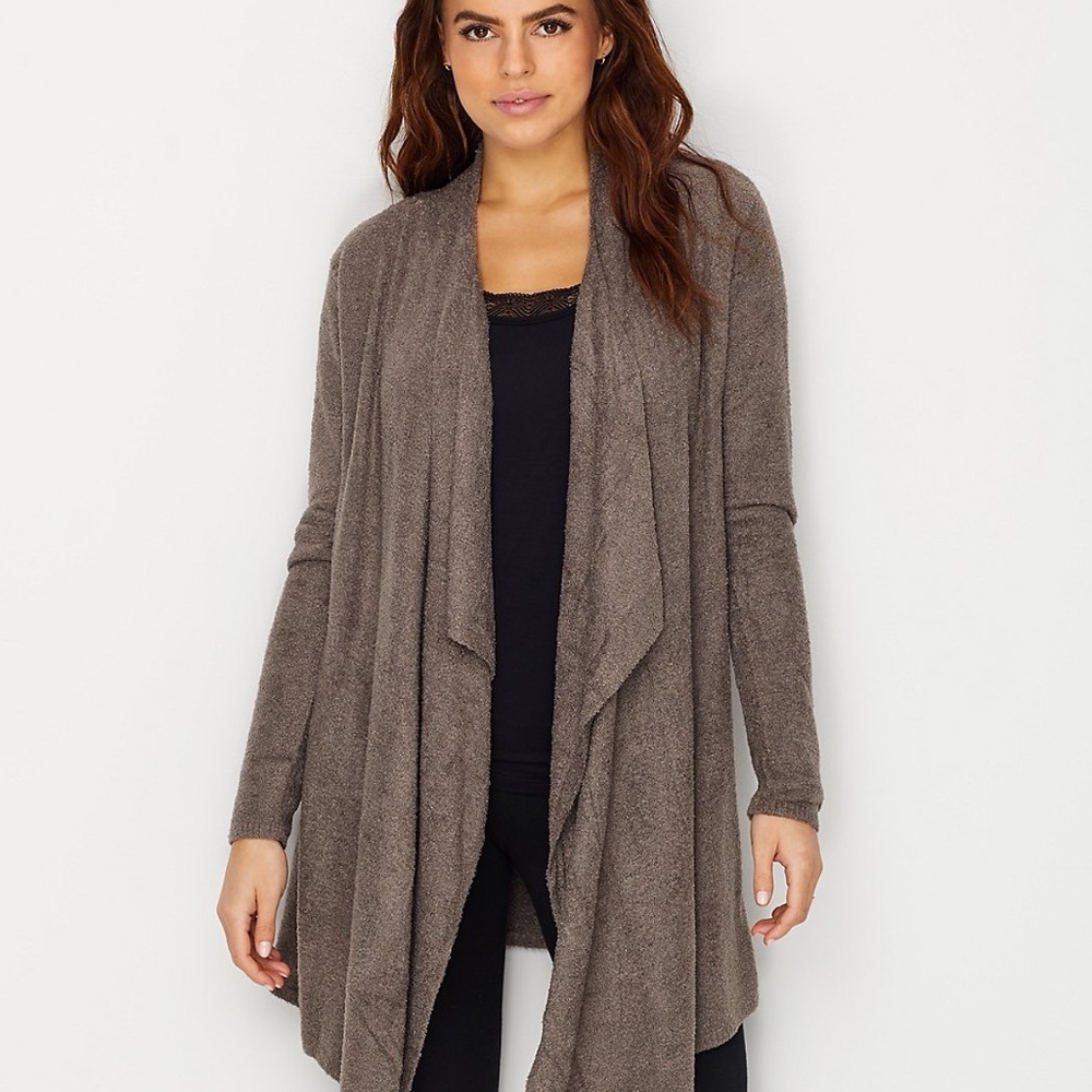 Barefoot Dreams Cozychic Lite Cardi EUC